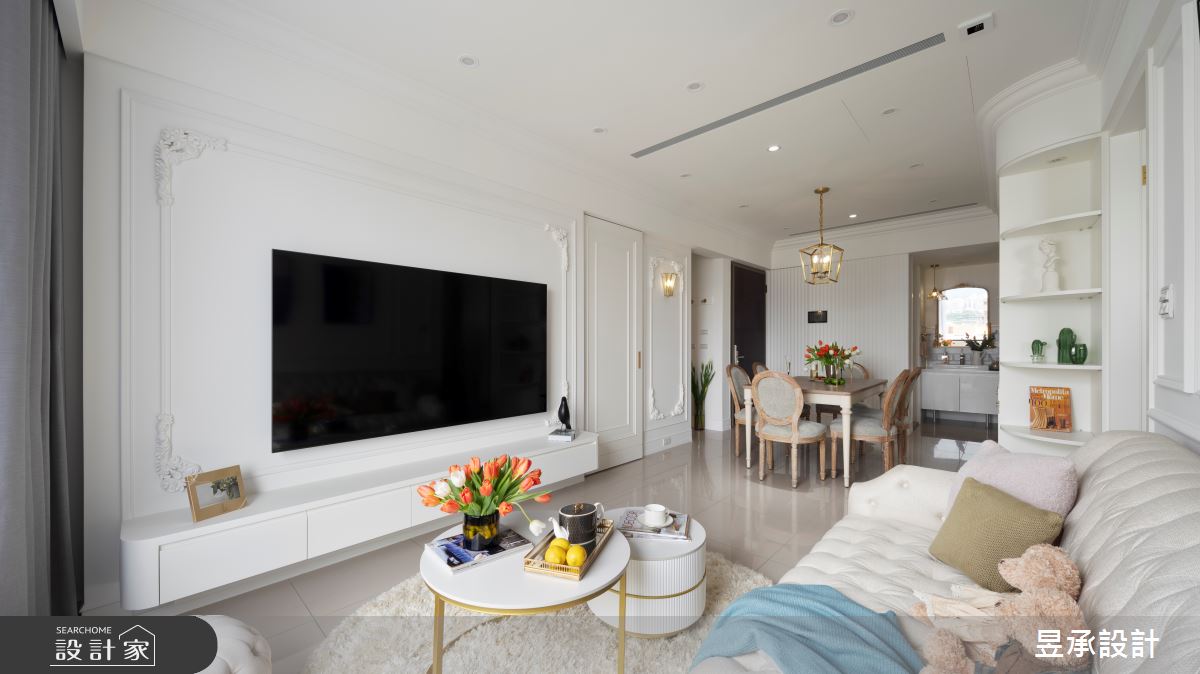 25坪預售屋＿美式風客廳餐廳案例圖片＿昱承室內裝修設計＿昱承_79之4
