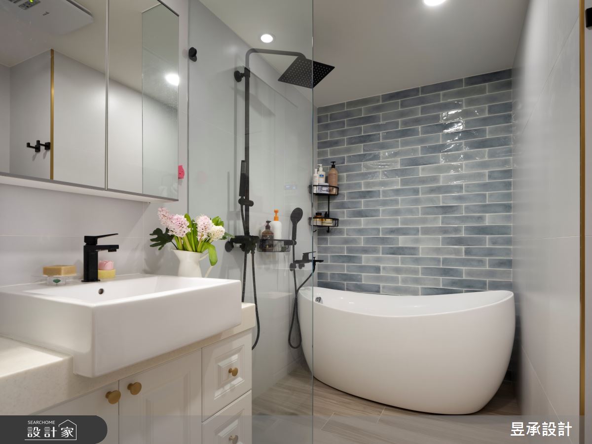24坪老屋(16~30年)＿美式風浴室案例圖片＿昱承室內裝修設計＿昱承_80之15