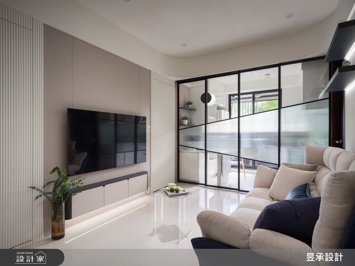19坪新成屋(5年以下)＿現代風客廳案例圖片＿昱承室內裝修設計＿昱承_81之2