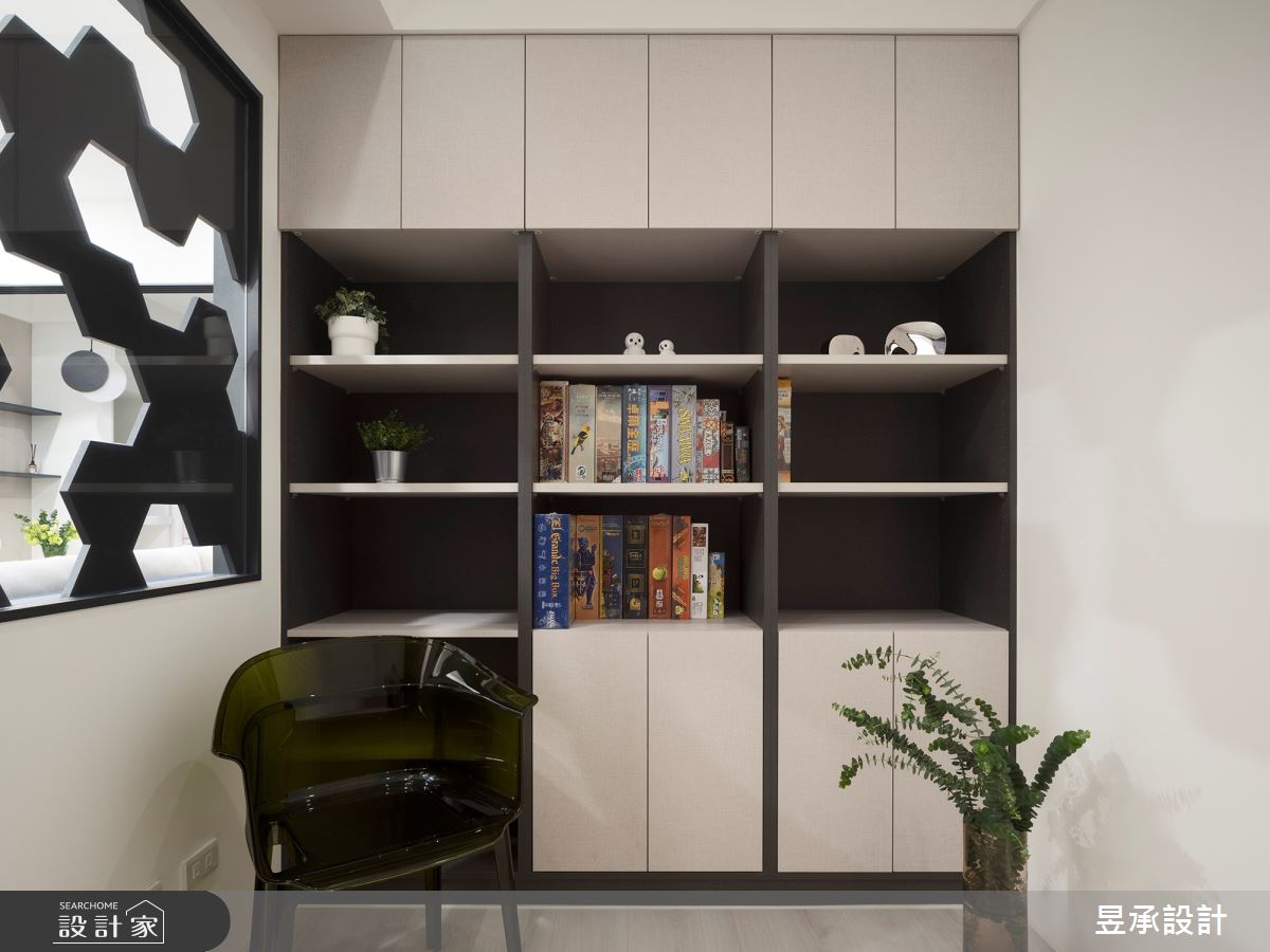 19坪新成屋(5年以下)＿現代風書房案例圖片＿昱承室內裝修設計＿昱承_81之15