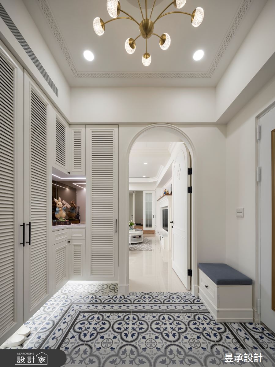 40坪老屋(50年以上)＿美式風玄關案例圖片＿昱承室內裝修設計＿昱承_83之1371