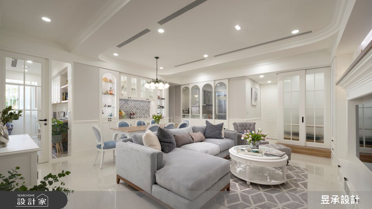 40坪老屋(50年以上)＿美式風客廳餐廳案例圖片＿昱承室內裝修設計＿昱承_83之4