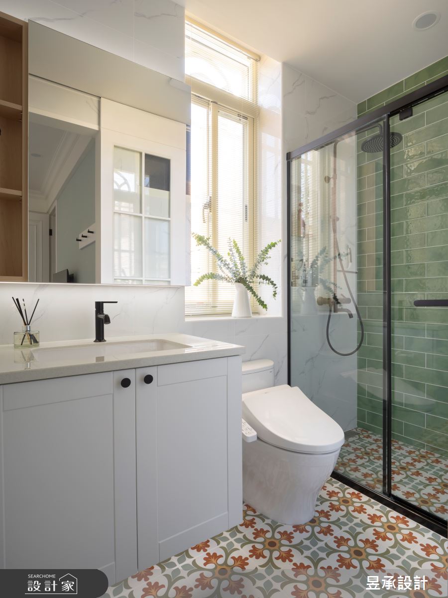 40坪老屋(50年以上)＿美式風浴室案例圖片＿昱承室內裝修設計＿昱承_83之14