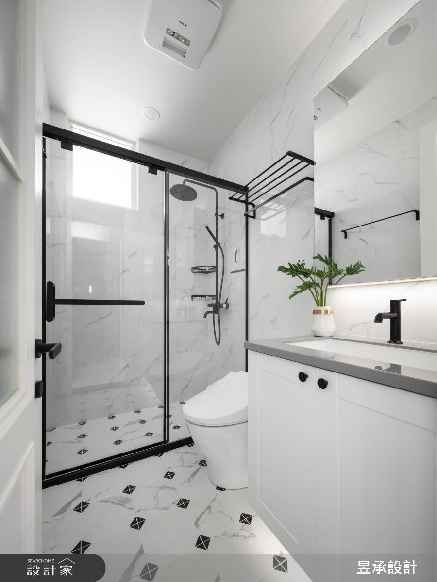 40坪老屋(50年以上)＿美式風浴室案例圖片＿昱承室內裝修設計＿昱承_83之19