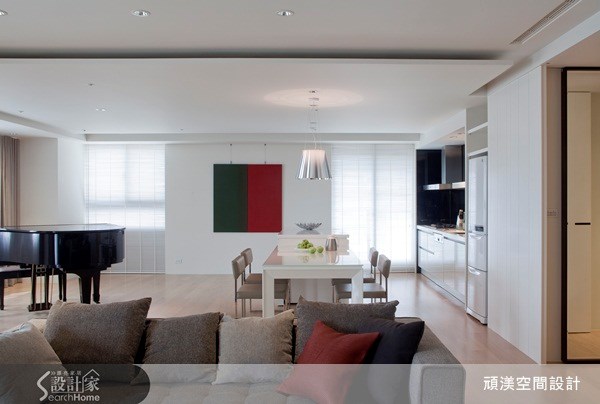 35坪中古屋(5~15年)＿現代風客廳案例圖片＿頑渼空間設計＿頑渼_02之3