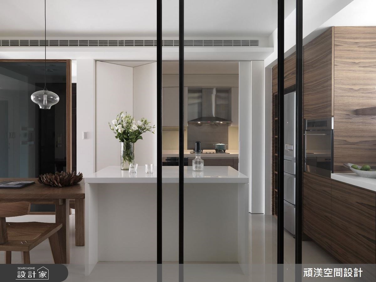 30坪新成屋(5年以下)＿北歐風餐廳廚房案例圖片＿頑渼空間設計＿頑渼_07之13