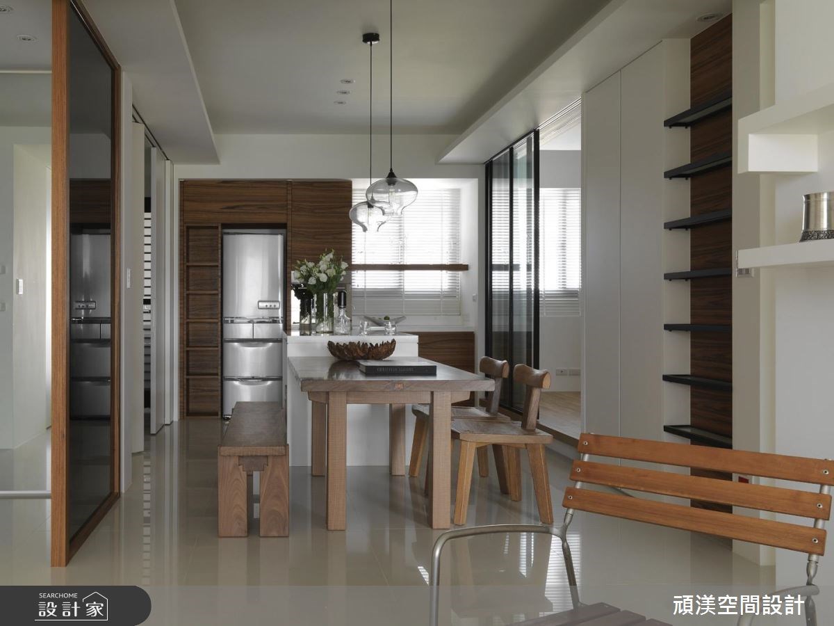 30坪新成屋(5年以下)＿北歐風餐廳案例圖片＿頑渼空間設計＿頑渼_07之10