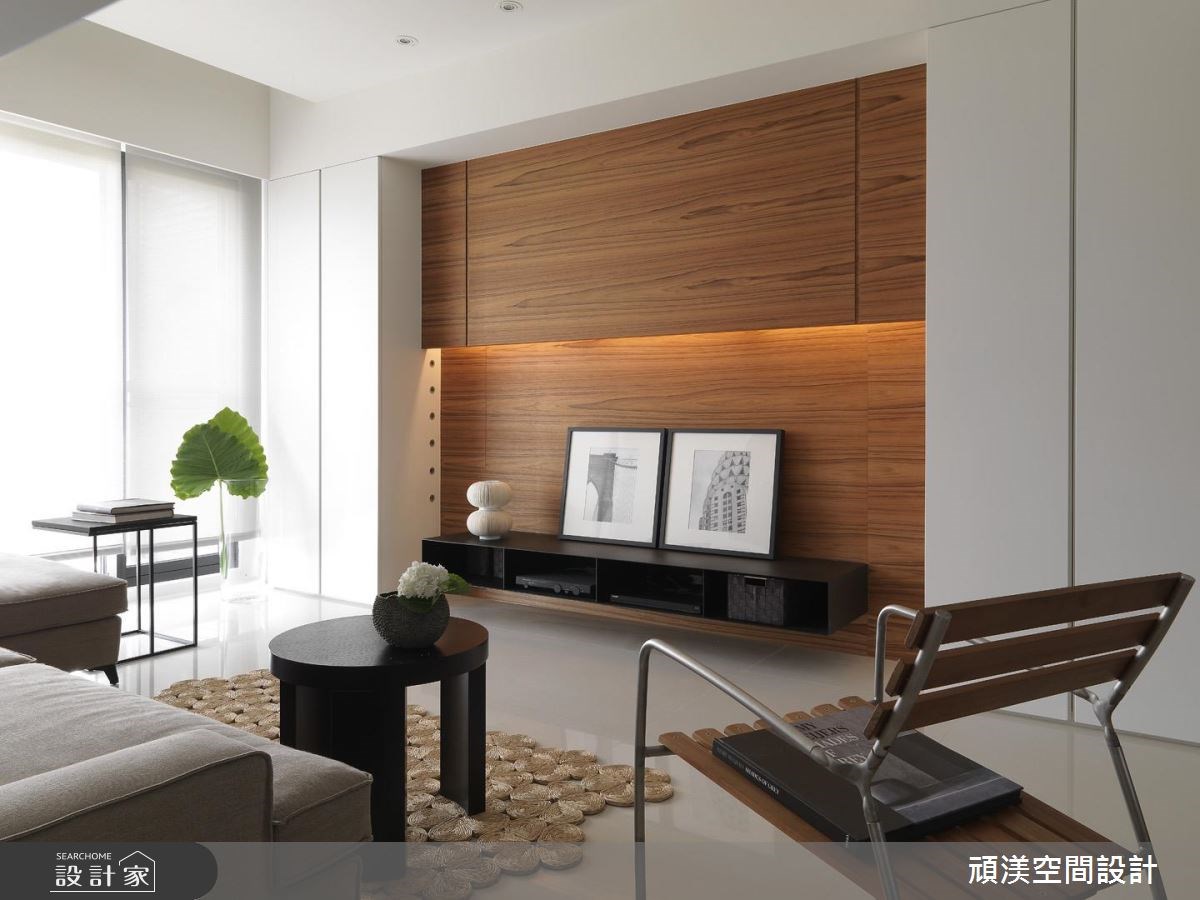 30坪新成屋(5年以下)＿北歐風客廳案例圖片＿頑渼空間設計＿頑渼_07之3