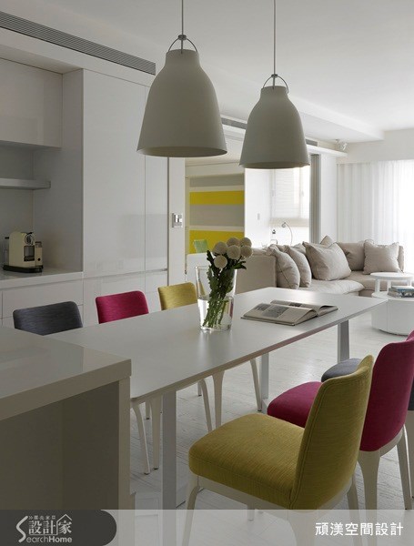 45坪新成屋(5年以下)＿北歐風客廳餐廳案例圖片＿頑渼空間設計＿頑渼_09之9