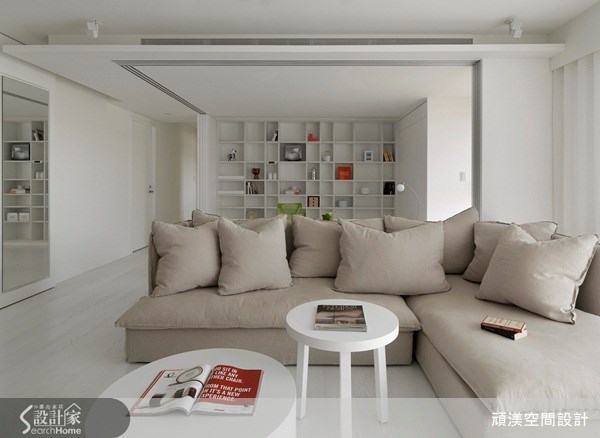 45坪新成屋(5年以下)＿北歐風客廳書房案例圖片＿頑渼空間設計＿頑渼_09之2