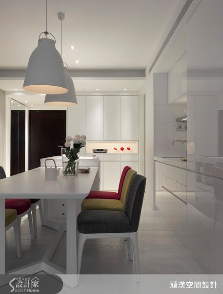 45坪新成屋(5年以下)＿北歐風玄關餐廳廚房案例圖片＿頑渼空間設計＿頑渼_09之6