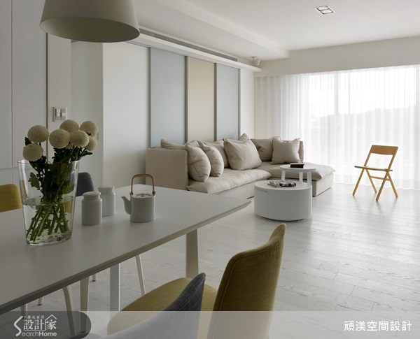 45坪新成屋(5年以下)＿北歐風客廳餐廳案例圖片＿頑渼空間設計＿頑渼_09之5