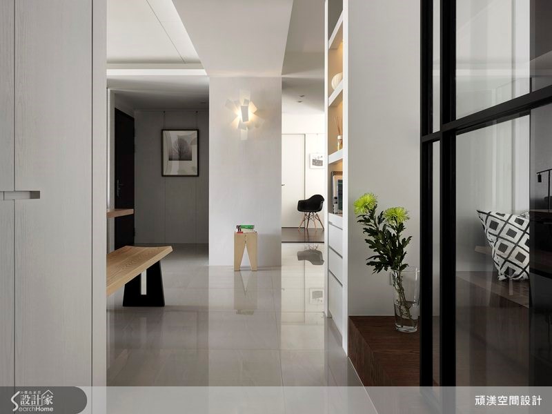 40坪新成屋(5年以下)＿北歐風玄關走廊案例圖片＿頑渼空間設計＿頑渼_10之7