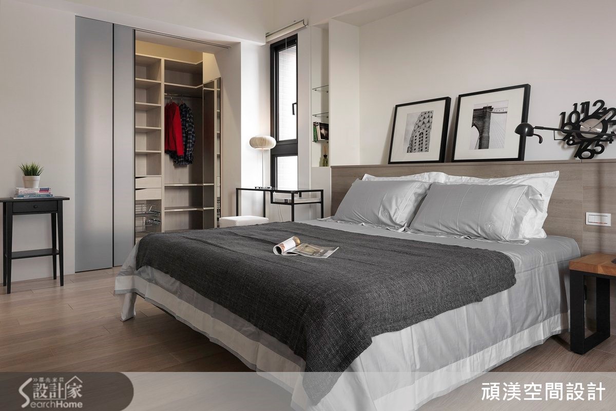 40坪新成屋(5年以下)＿北歐風臥室案例圖片＿頑渼空間設計＿頑渼_11之8