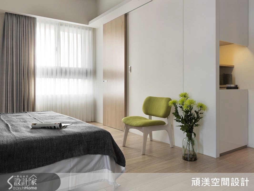 40坪新成屋(5年以下)＿北歐風臥室案例圖片＿頑渼空間設計＿頑渼_11之10