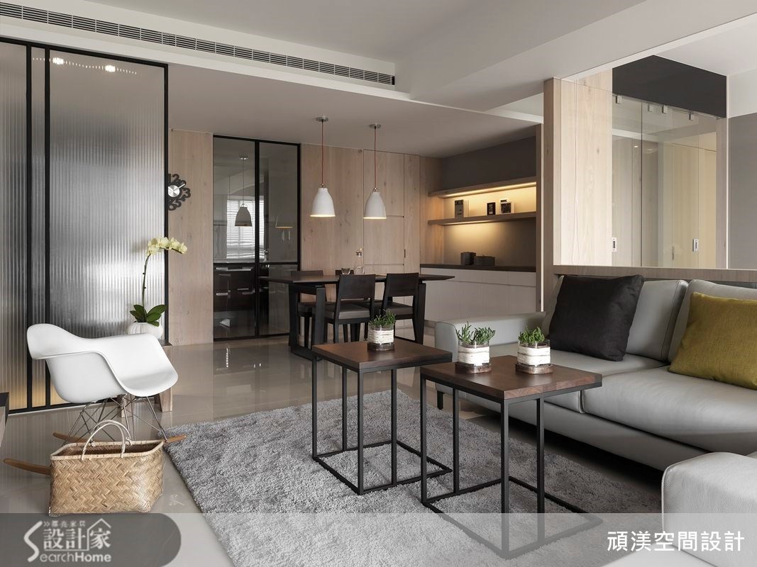 40坪新成屋(5年以下)＿北歐風客廳案例圖片＿頑渼空間設計＿頑渼_12之9