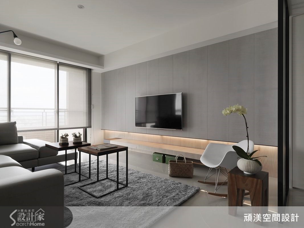40坪新成屋(5年以下)＿北歐風客廳案例圖片＿頑渼空間設計＿頑渼_12之10