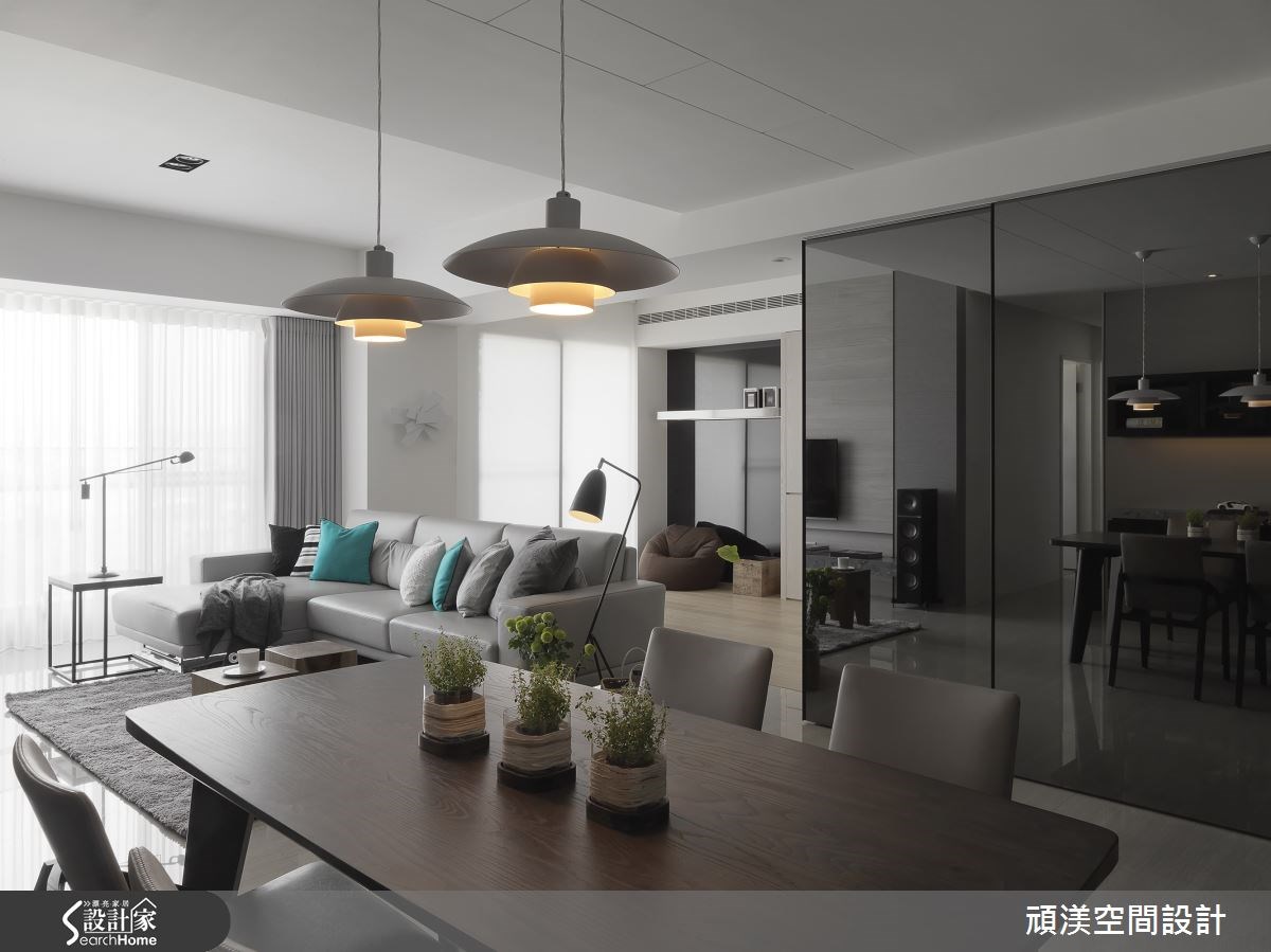 40坪新成屋(5年以下)＿北歐風餐廳案例圖片＿頑渼空間設計＿頑渼_13之12