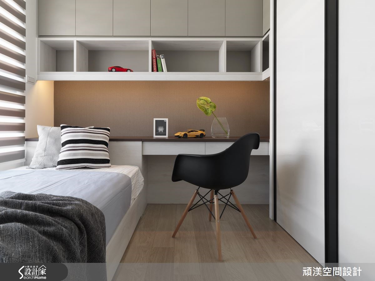 40坪新成屋(5年以下)＿北歐風臥室案例圖片＿頑渼空間設計＿頑渼_13之18