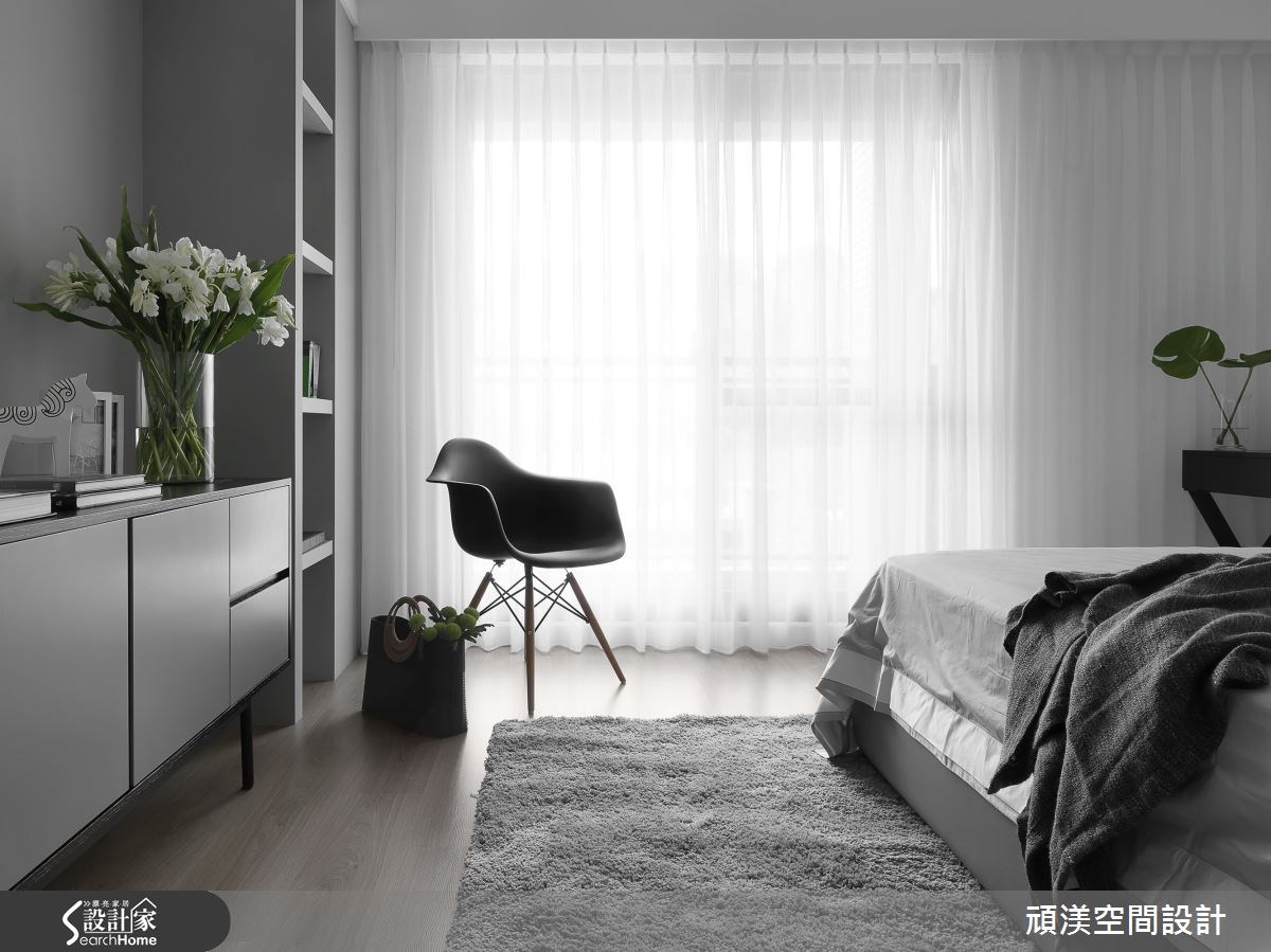 60坪新成屋(5年以下)＿北歐風臥室案例圖片＿頑渼空間設計＿頑渼_15之17