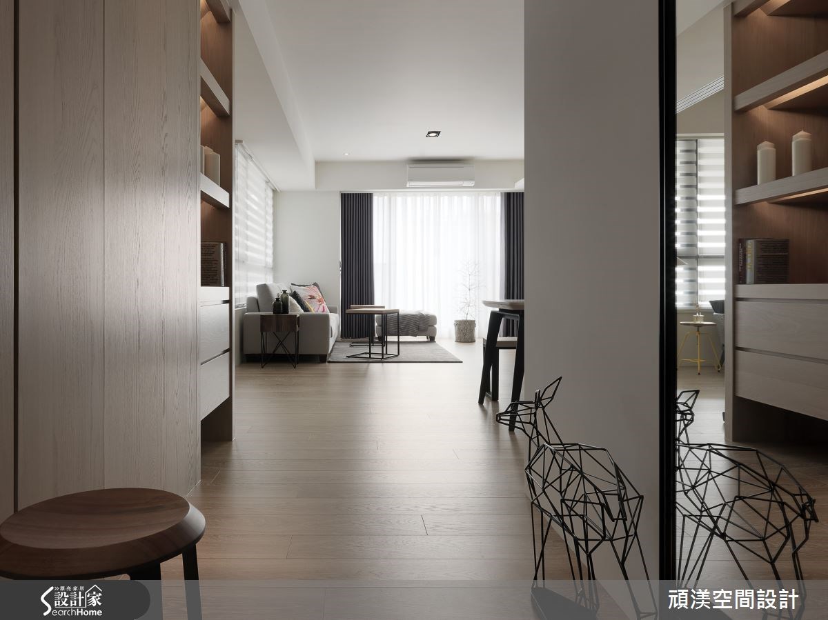 45坪新成屋(5年以下)＿北歐風走廊案例圖片＿頑渼空間設計＿頑渼_16之1