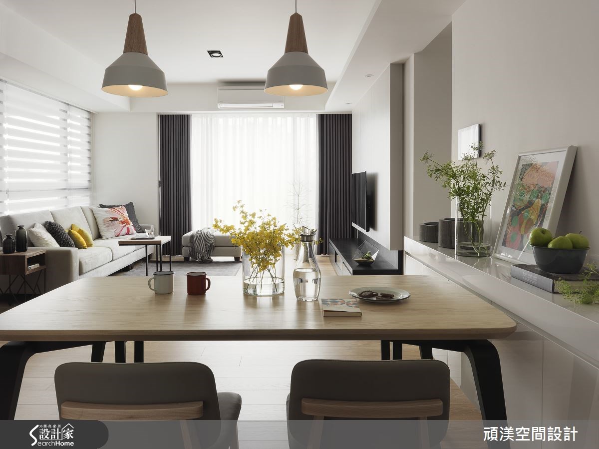 45坪新成屋(5年以下)＿北歐風餐廳案例圖片＿頑渼空間設計＿頑渼_16之3