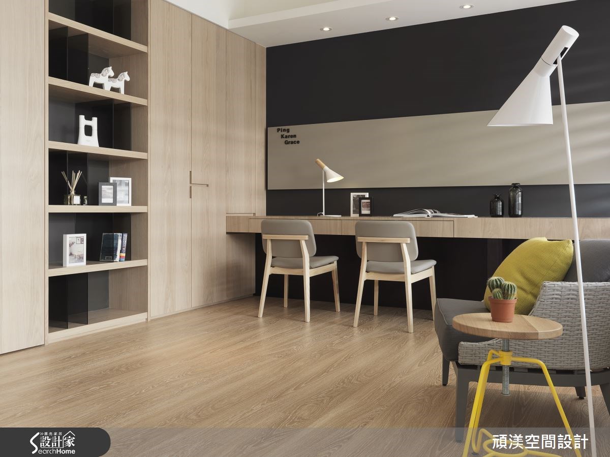 45坪新成屋(5年以下)＿北歐風書房案例圖片＿頑渼空間設計＿頑渼_16之7