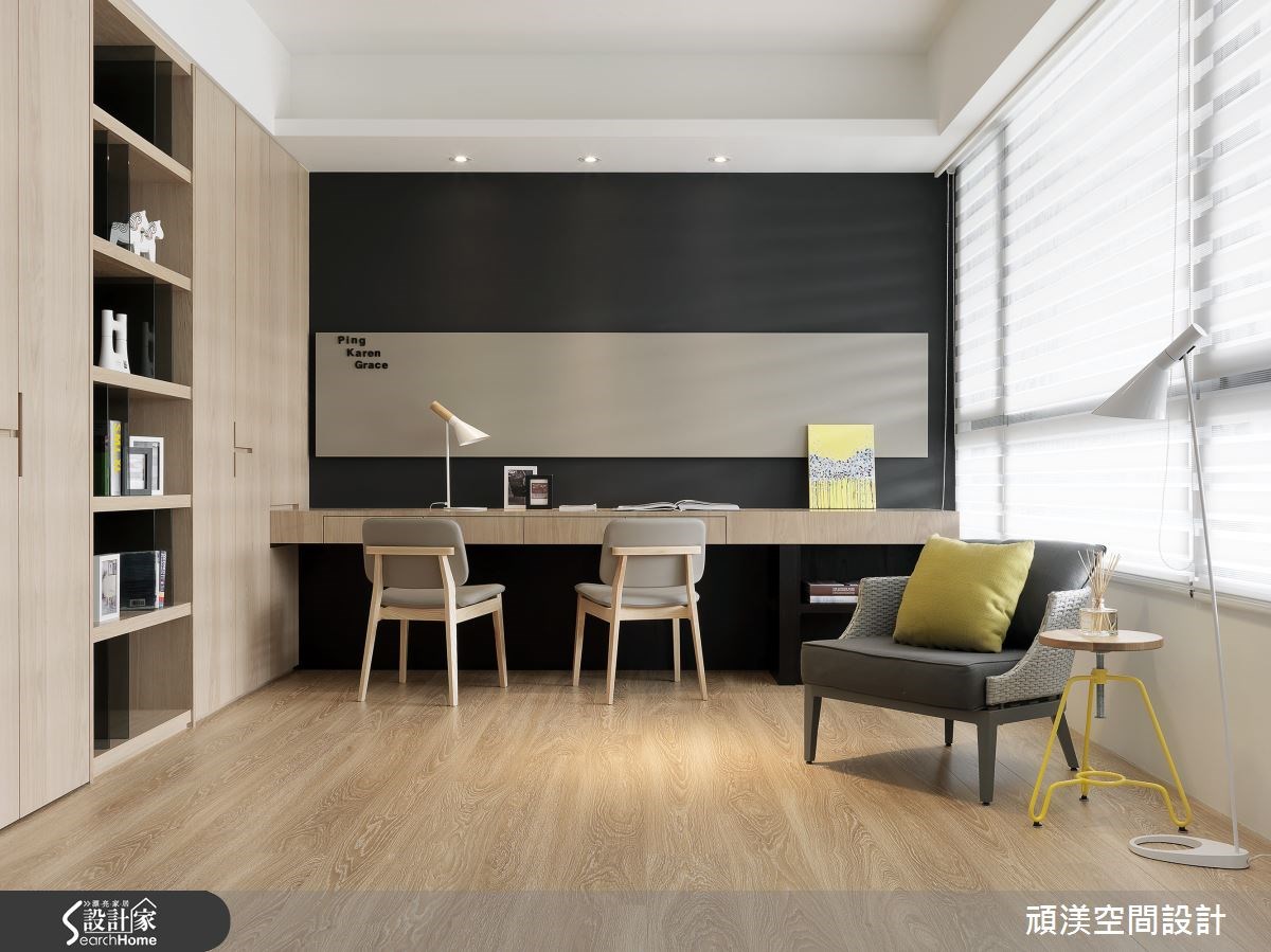 45坪新成屋(5年以下)＿北歐風書房案例圖片＿頑渼空間設計＿頑渼_16之8