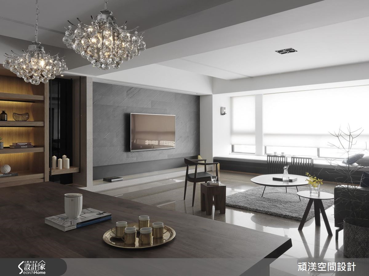 60坪中古屋(5~15年)＿現代風客廳餐廳臥榻案例圖片＿頑渼空間設計＿頑渼_17之4