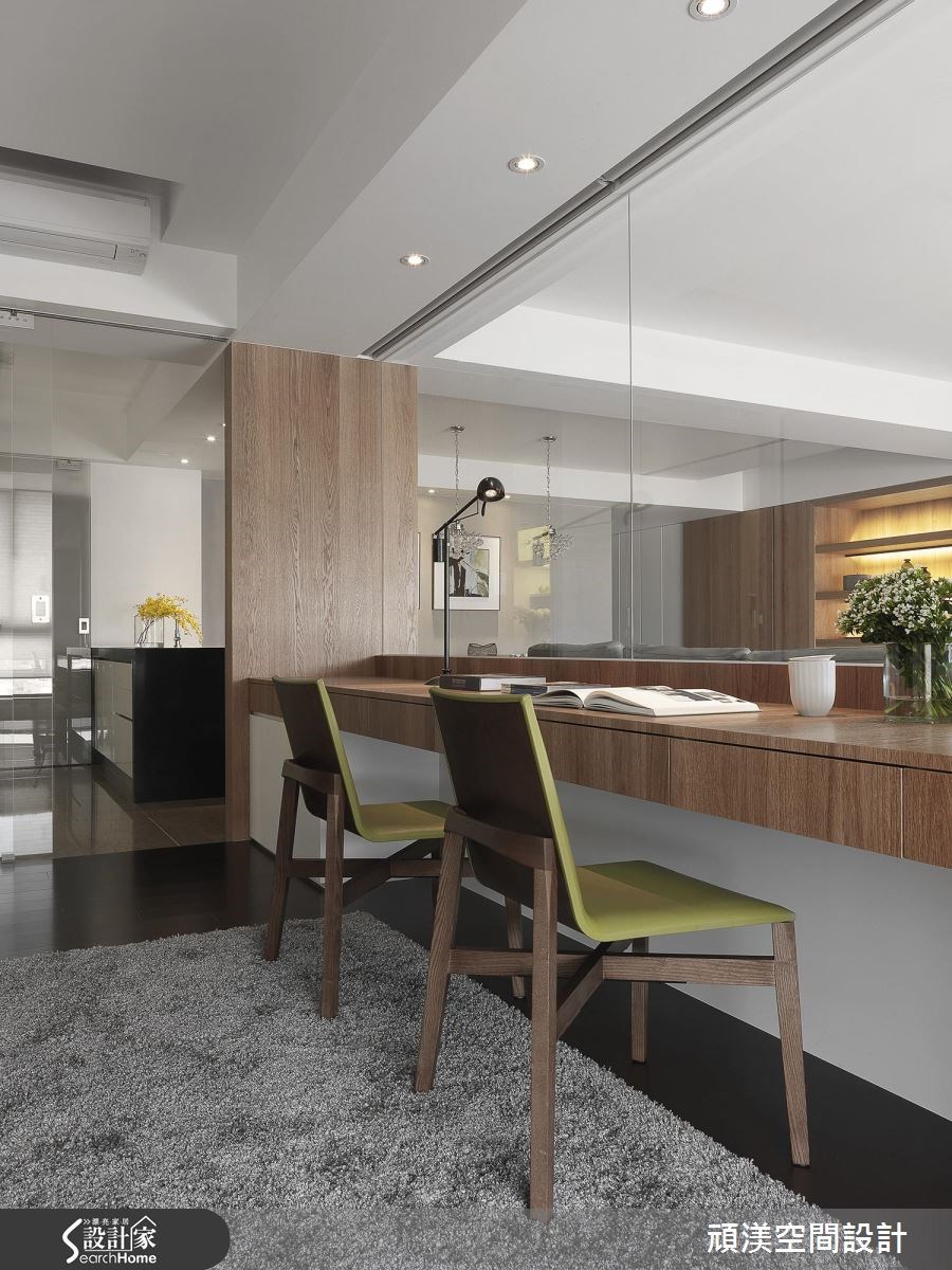 60坪中古屋(5~15年)＿現代風書房案例圖片＿頑渼空間設計＿頑渼_17之9