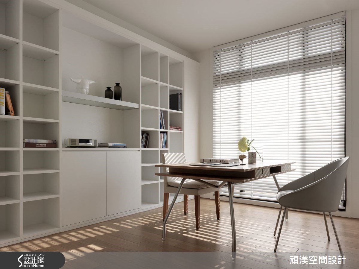 60坪新成屋(5年以下)＿現代風書房案例圖片＿頑渼空間設計＿頑渼_18之6444