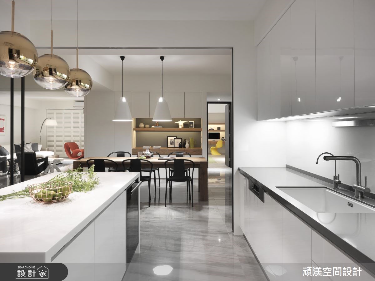 60坪新成屋(5年以下)＿現代風餐廳廚房案例圖片＿頑渼空間設計＿頑渼_20之18