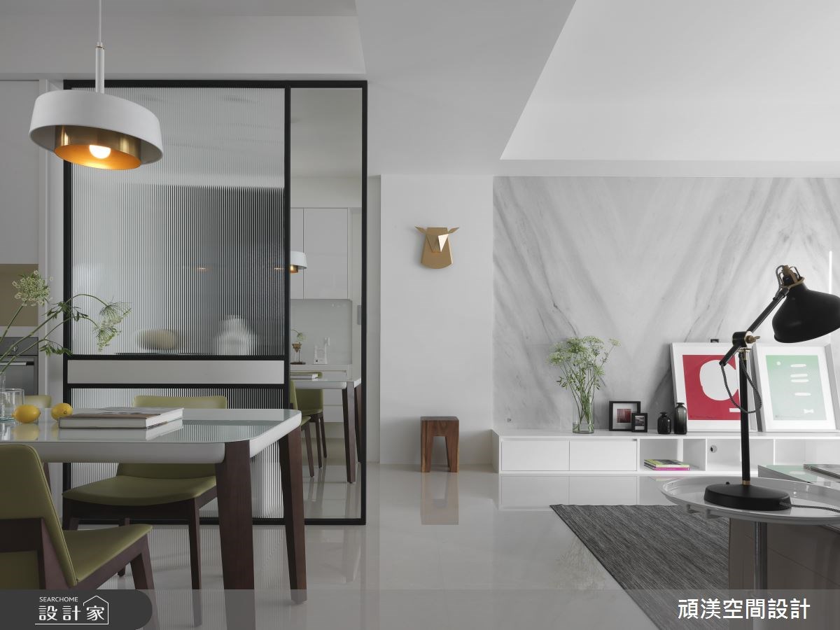 40坪新成屋(5年以下)＿現代風客廳餐廳案例圖片＿頑渼空間設計＿頑渼_21之10