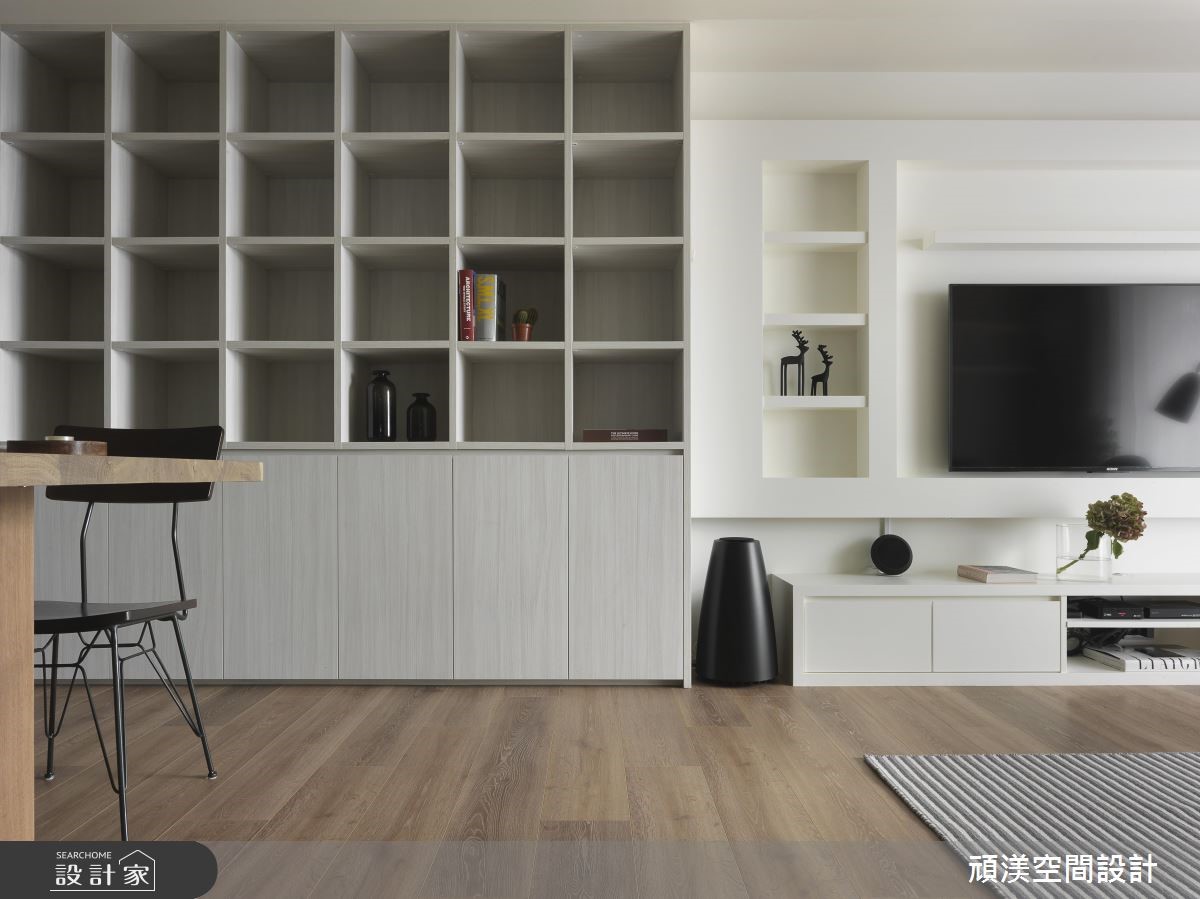 30坪新成屋(5年以下)＿北歐風客廳案例圖片＿頑渼空間設計＿頑渼_24之2