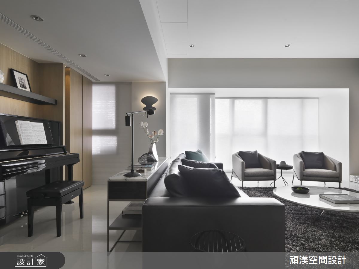 60坪新成屋(5年以下)＿現代風客廳案例圖片＿頑渼空間設計＿頑渼_27之4