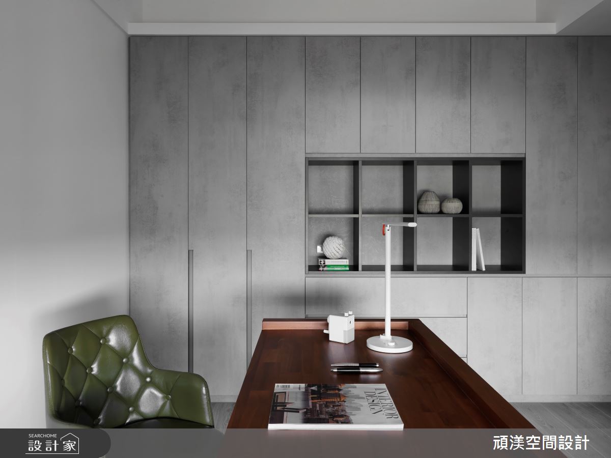 40坪新成屋(5年以下)＿現代風書房案例圖片＿頑渼空間設計＿頑渼_28之15