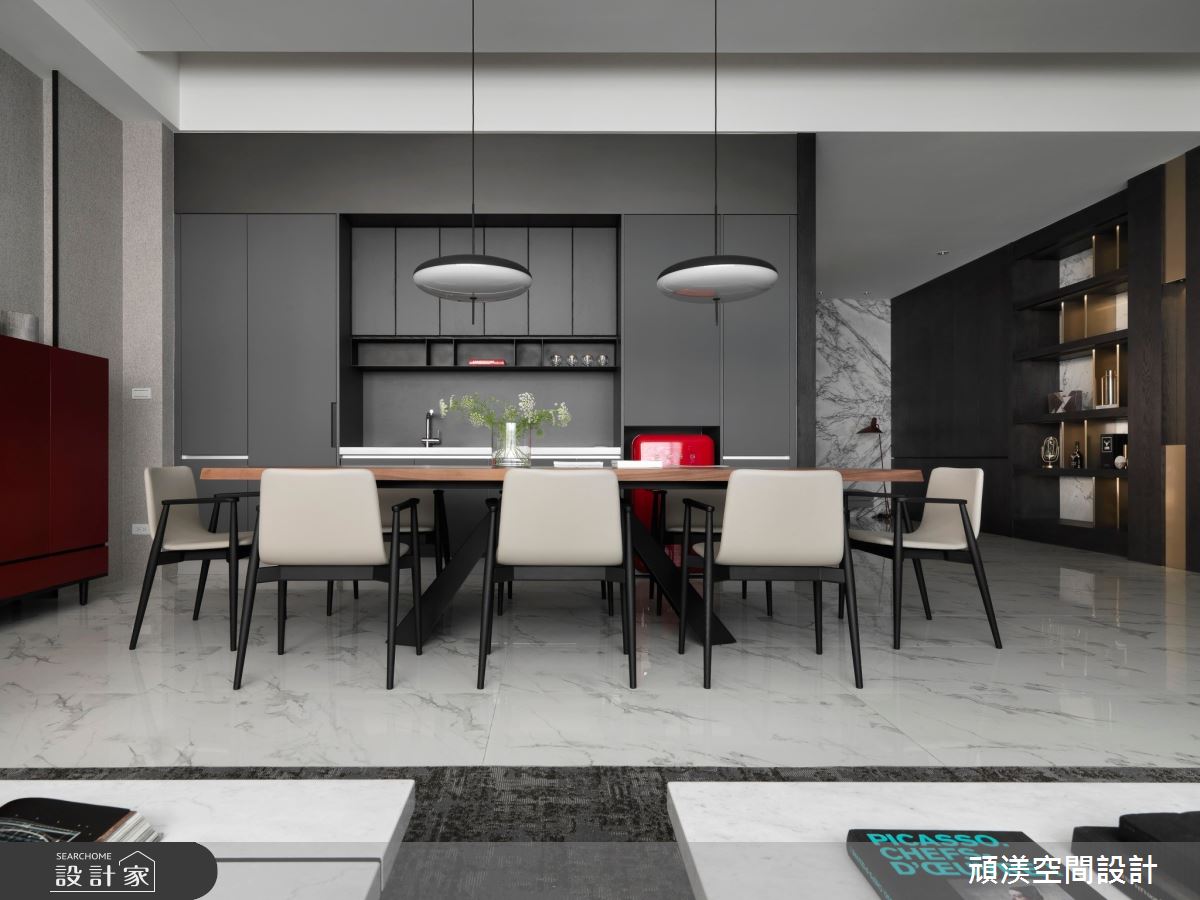 135坪新成屋(5年以下)＿現代風餐廳案例圖片＿頑渼空間設計＿頑渼_29之2