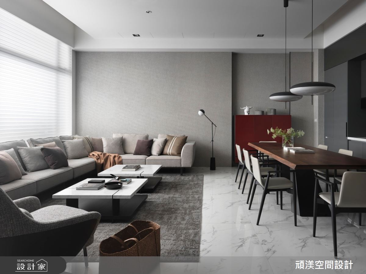 135坪新成屋(5年以下)＿現代風客廳餐廳案例圖片＿頑渼空間設計＿頑渼_29之4
