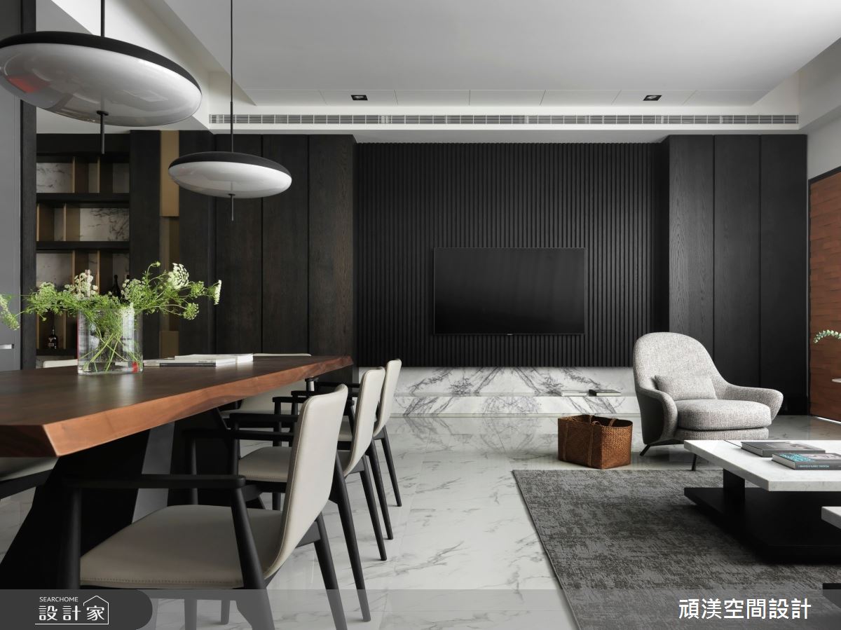 135坪新成屋(5年以下)＿現代風客廳餐廳案例圖片＿頑渼空間設計＿頑渼_29之1