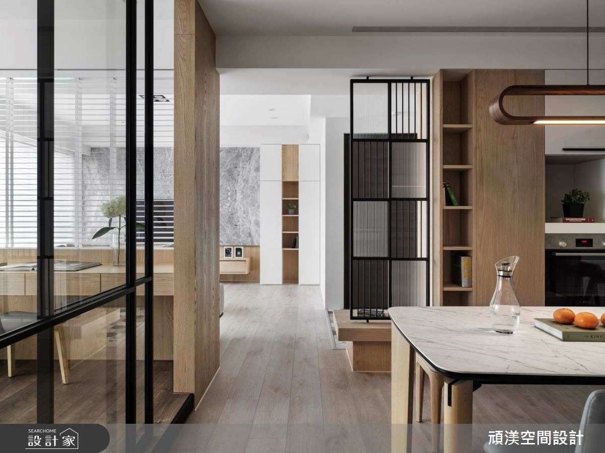 38坪新成屋(5年以下)＿現代風餐廳走廊案例圖片＿頑渼空間設計＿頑渼_30之8