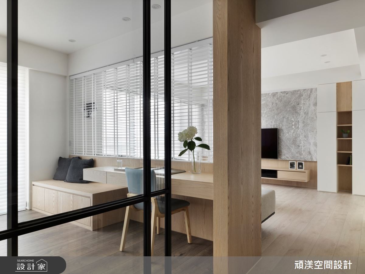 38坪新成屋(5年以下)＿現代風書房工作區案例圖片＿頑渼空間設計＿頑渼_30之11