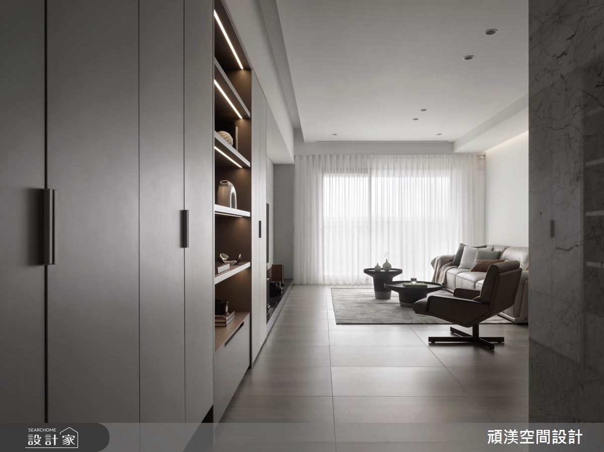 35坪新成屋(5年以下)＿現代風客廳案例圖片＿頑渼空間設計＿頑渼_31之2