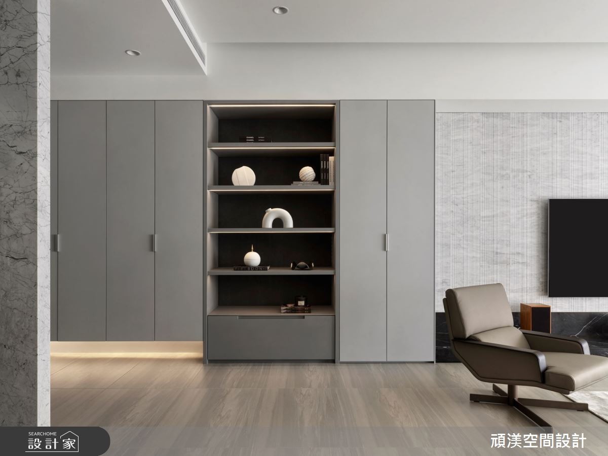 35坪新成屋(5年以下)＿現代風玄關客廳案例圖片＿頑渼空間設計＿頑渼_31之4