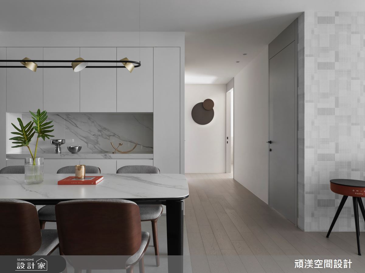 36坪新成屋(5年以下)＿現代風餐廳走廊案例圖片＿頑渼空間設計＿頑渼_32之8