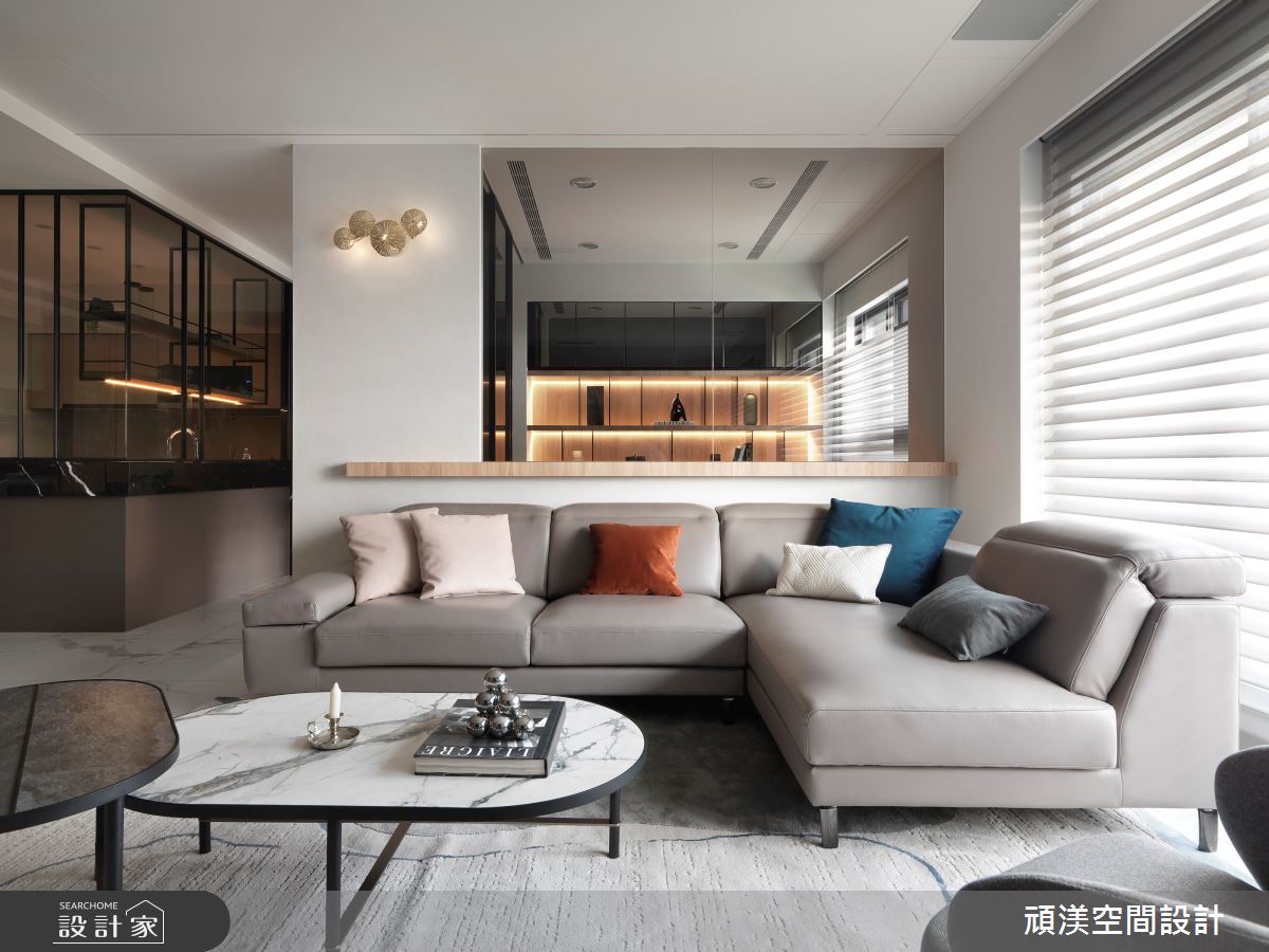 45坪新成屋(5年以下)＿現代風客廳案例圖片＿頑渼空間設計＿頑渼_34之3
