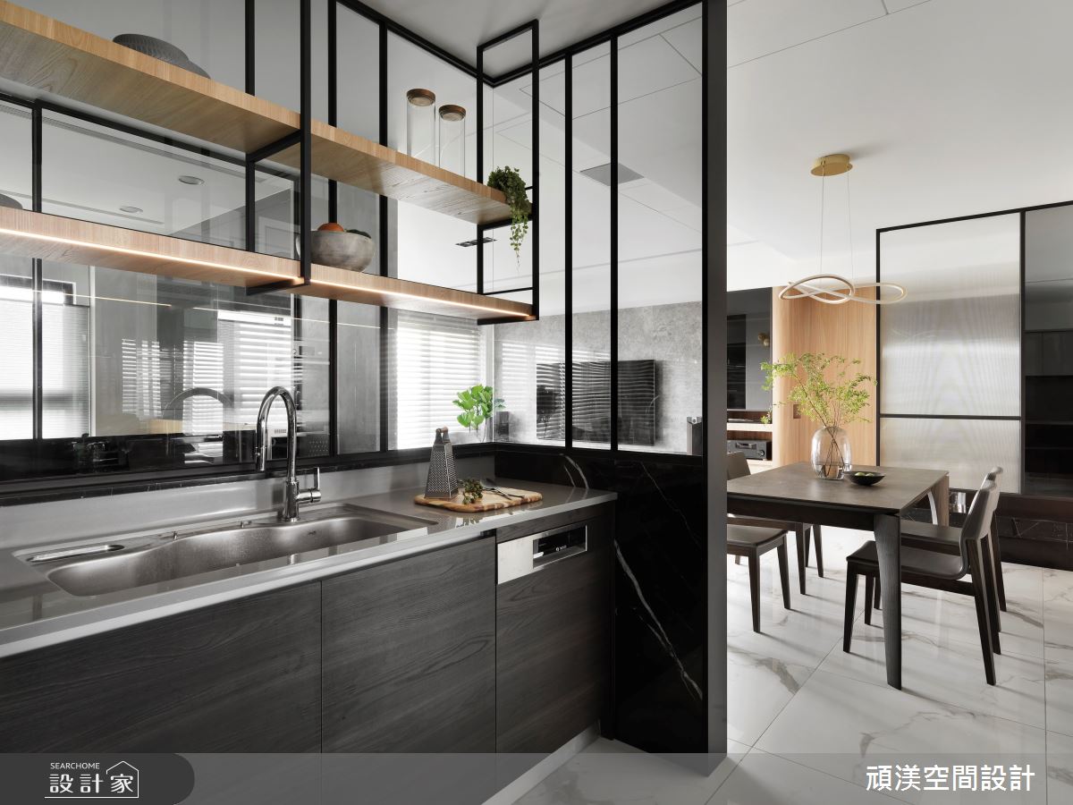 45坪新成屋(5年以下)＿現代風餐廳廚房案例圖片＿頑渼空間設計＿頑渼_34之12