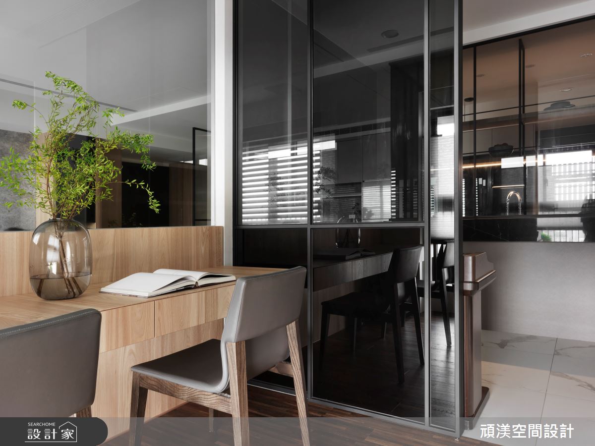 45坪新成屋(5年以下)＿現代風書房案例圖片＿頑渼空間設計＿頑渼_34之15