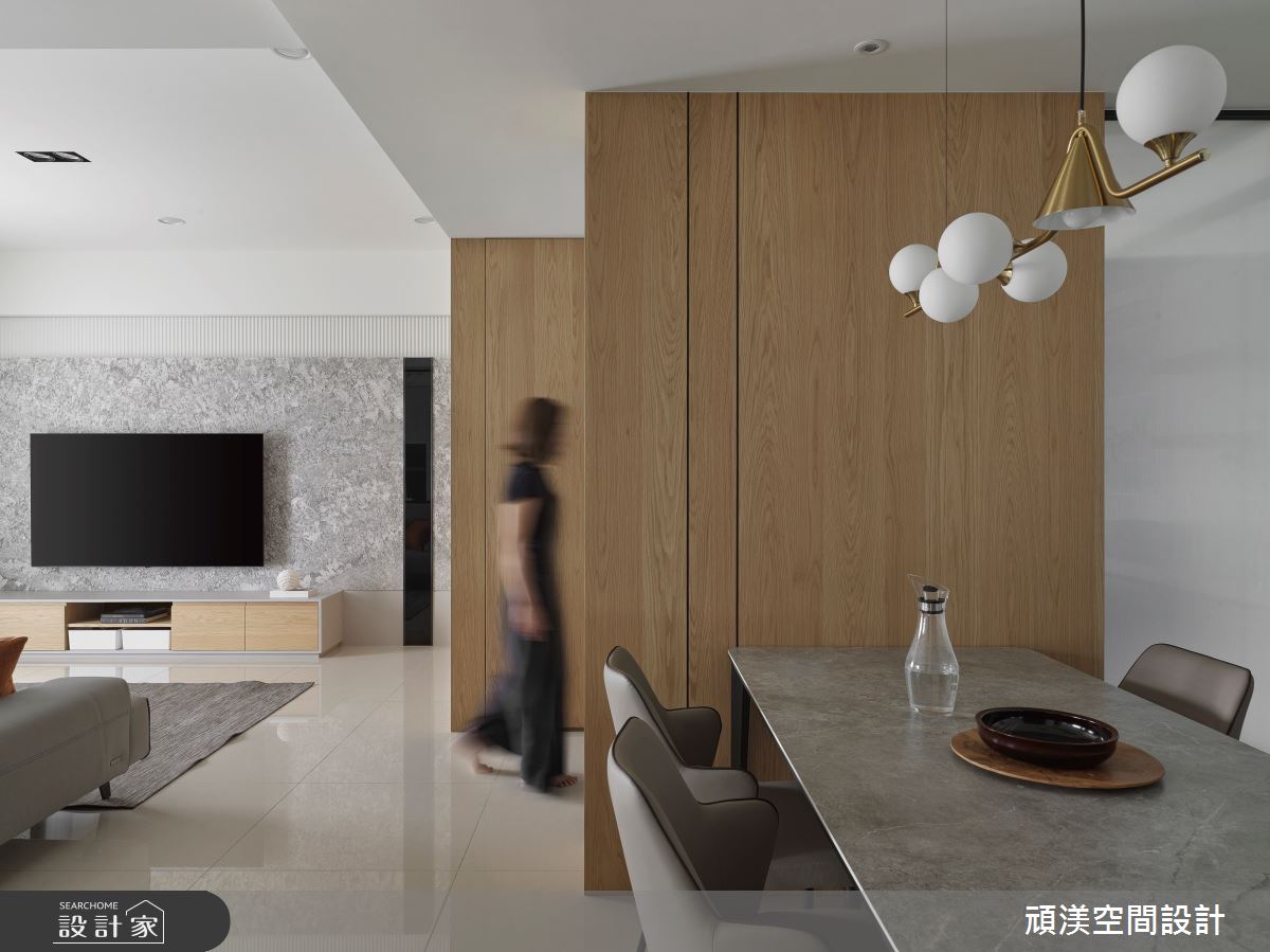35坪新成屋(5年以下)＿現代風客廳餐廳案例圖片＿頑渼空間設計＿頑渼_35之6