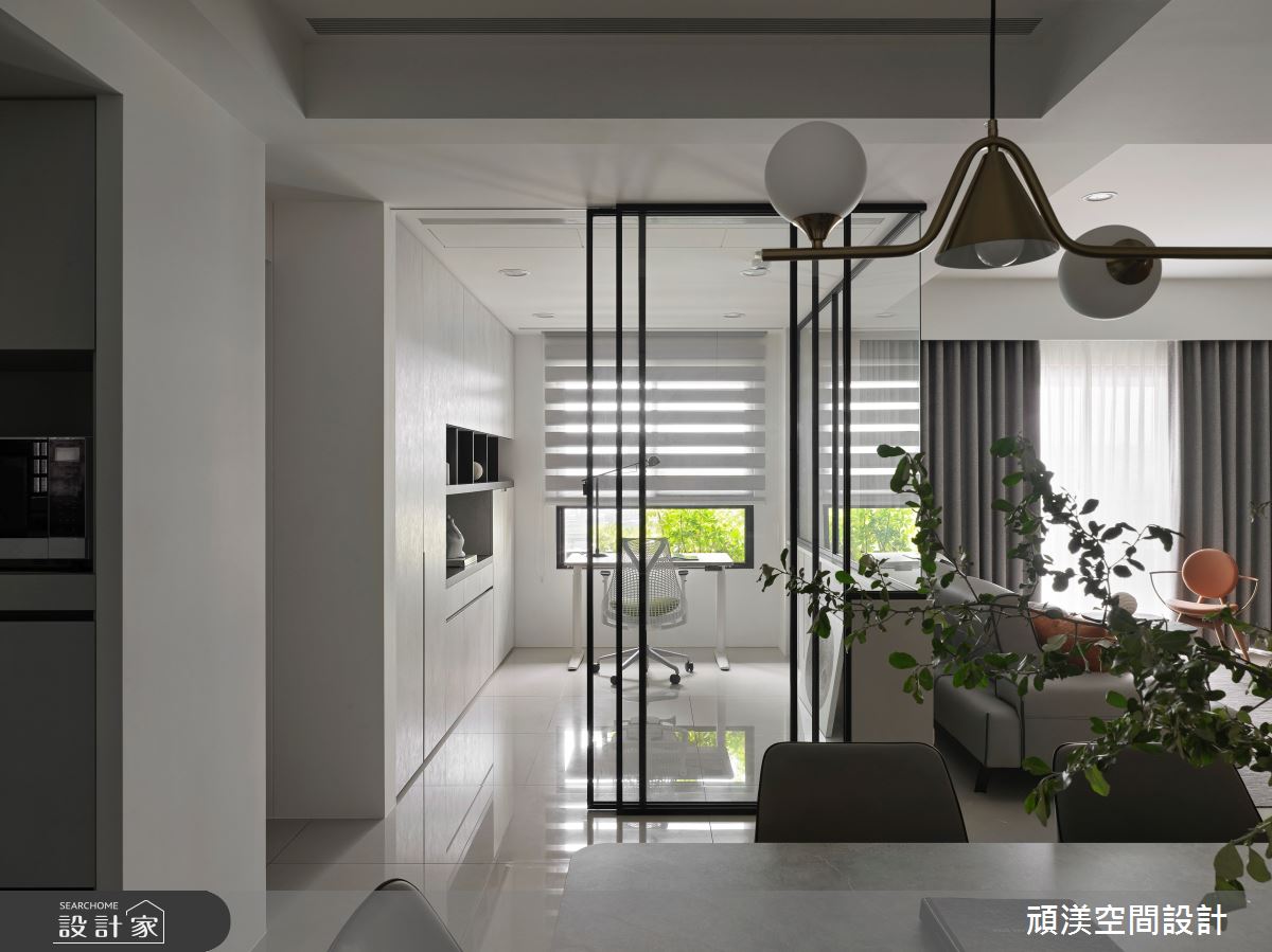 35坪新成屋(5年以下)＿現代風書房工作區案例圖片＿頑渼空間設計＿頑渼_35之13