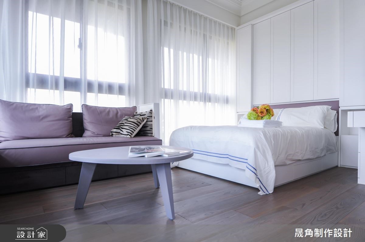 26坪新成屋(5年以下)＿奢華風臥室案例圖片＿晟角制作設計有限公司＿晟角_微光之3
